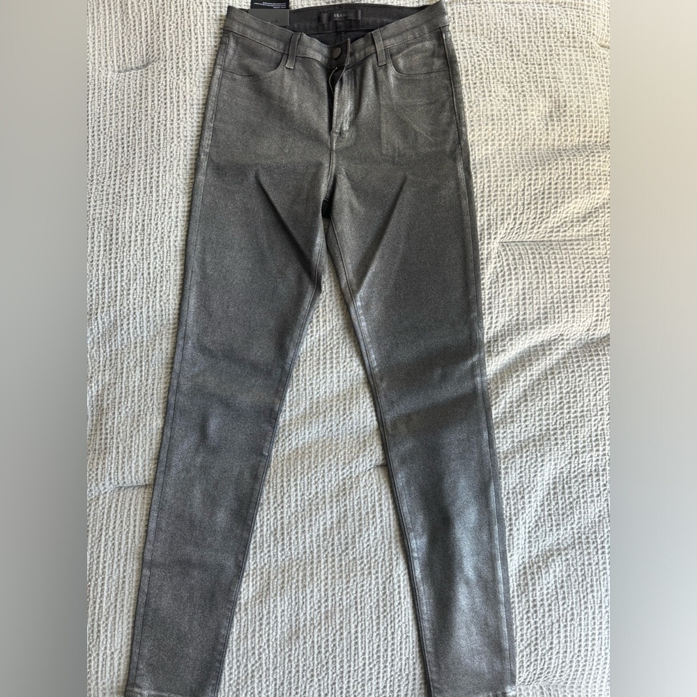 J Brand Silver Stretch Jeans